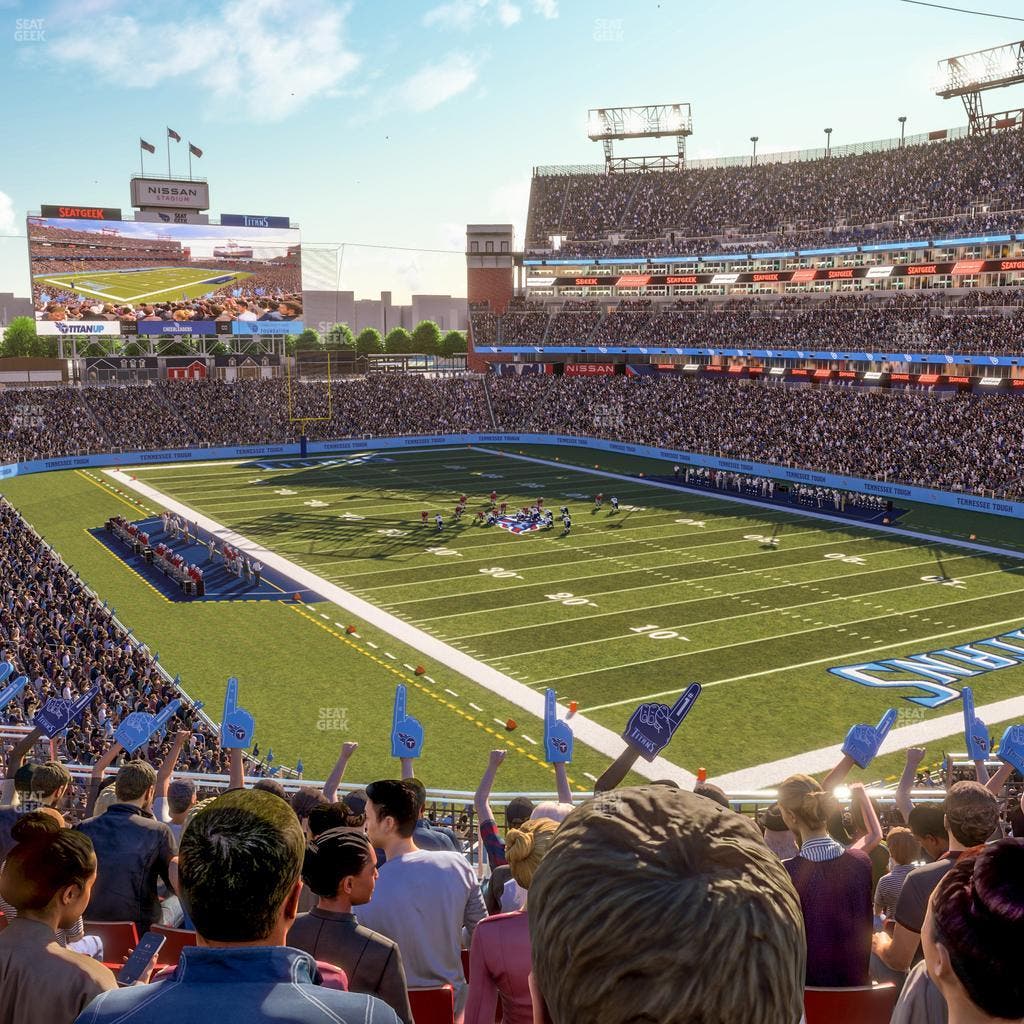 Nissan Stadium - Section 203 Seat View