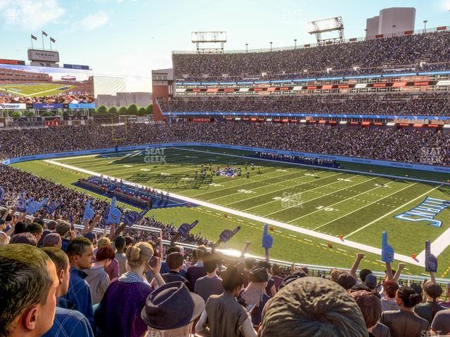 Nissan Stadium - Section 206 Seat View