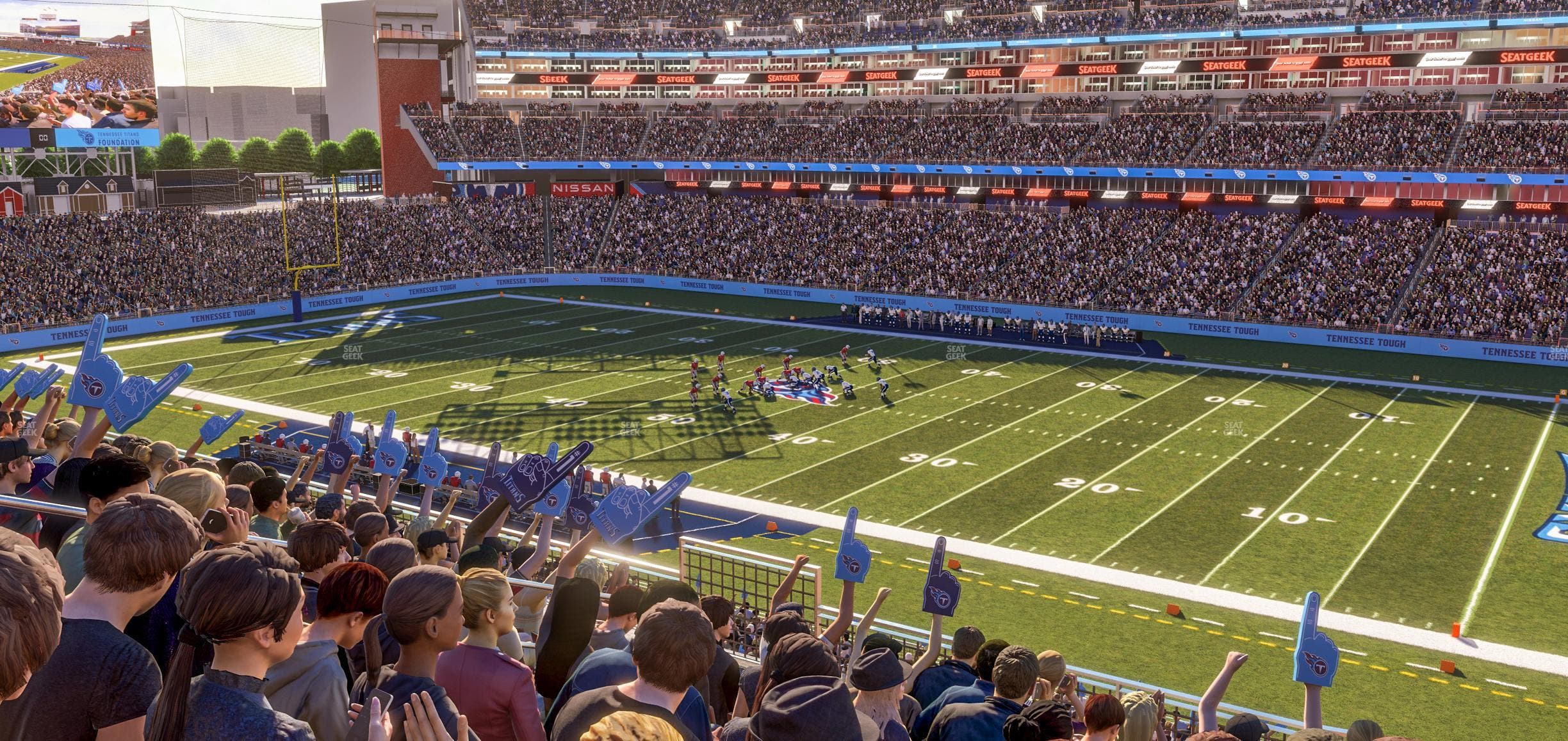 Nissan Stadium - Section 208 Seat View