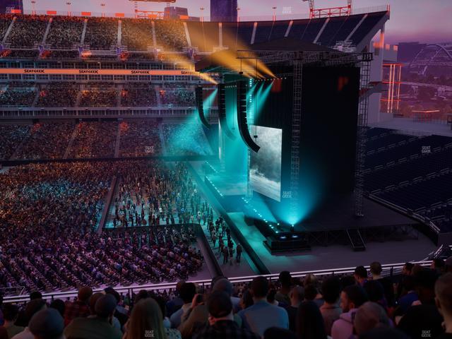 Nissan Stadium - Section 210 Seat View