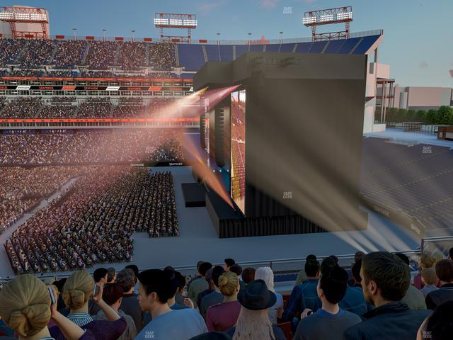 Nissan Stadium - Section 210 Seat View