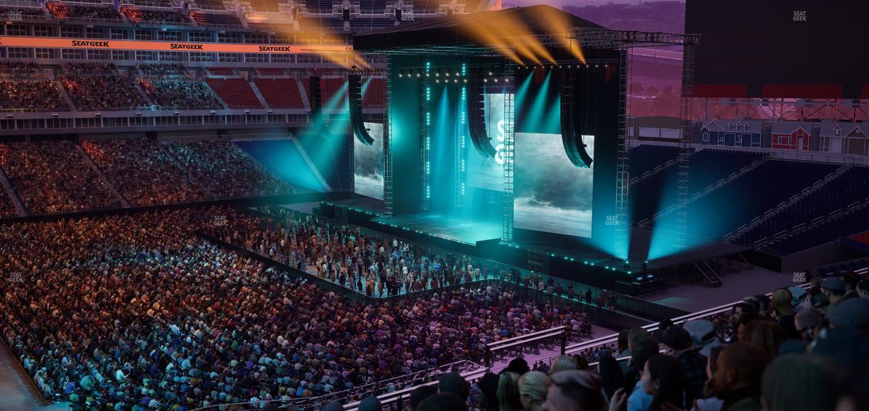 Nissan Stadium - Section 213 Seat View