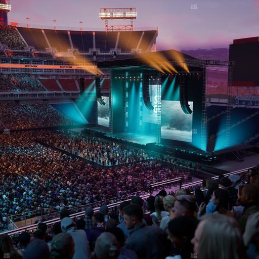 Nissan Stadium - Section 213 Seat View
