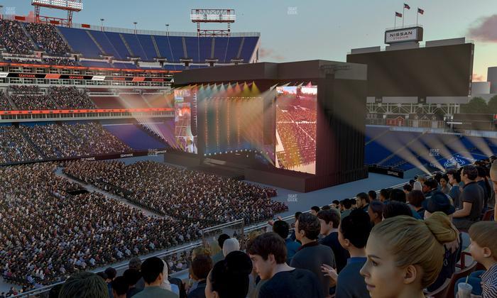 Nissan Stadium - Section 214 Seat View