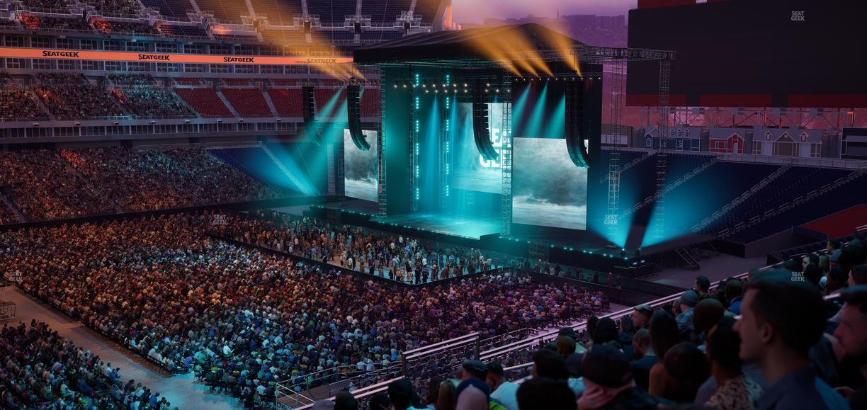 Nissan Stadium - Section 214 Seat View
