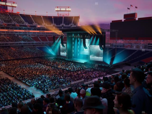 Nissan Stadium - Section 214 Seat View