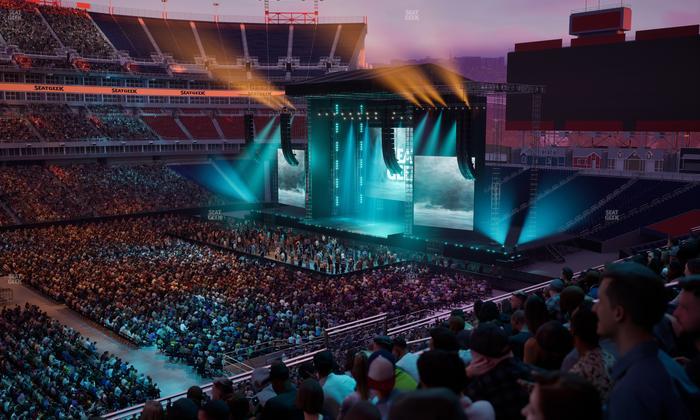 Nissan Stadium - Section 214 Seat View