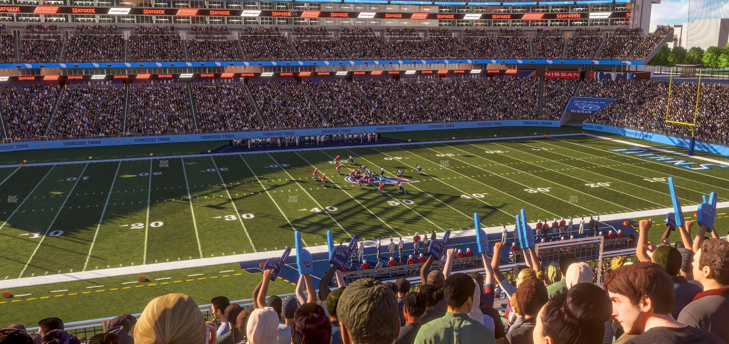 Nissan Stadium - Section 214 Seat View