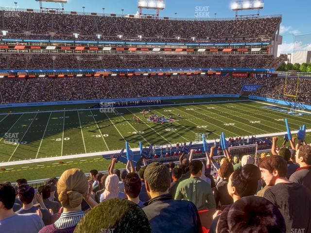 Nissan Stadium - Section 214 Seat View
