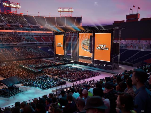 Nissan Stadium - Section 214 Seat View