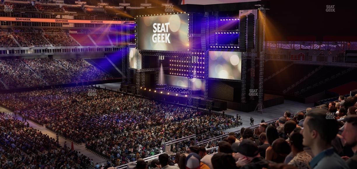 Nissan Stadium - Section 214 Seat View