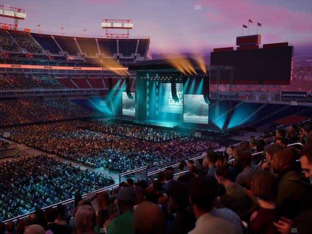 Nissan Stadium - Section 215 Seat View