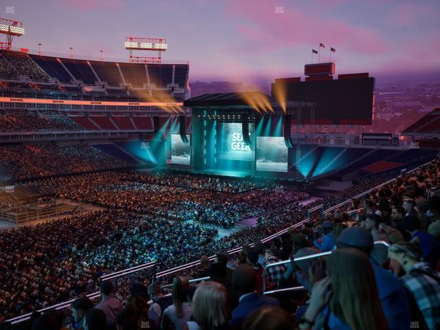 Nissan Stadium - Section 217 Seat View