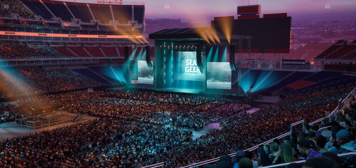 Nissan Stadium - Section 218 Seat View