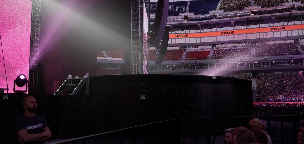 Nissan Stadium - Section Field B Seat View