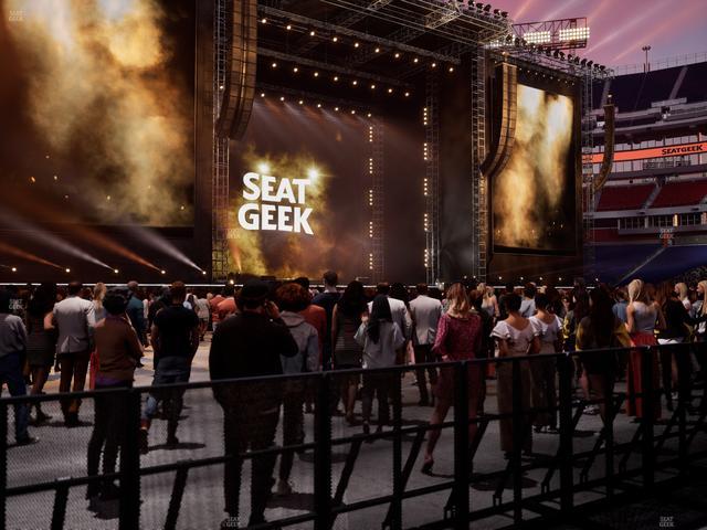 Nissan Stadium - Section Field B Seat View
