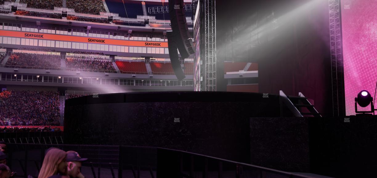 Nissan Stadium - Section Field D Seat View