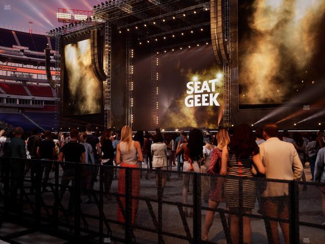 Nissan Stadium - Section Field F Seat View