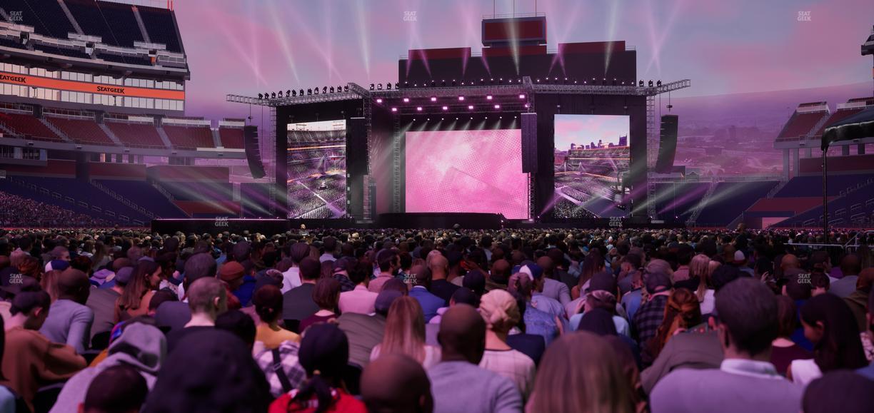 Nissan Stadium - Section Field H Seat View