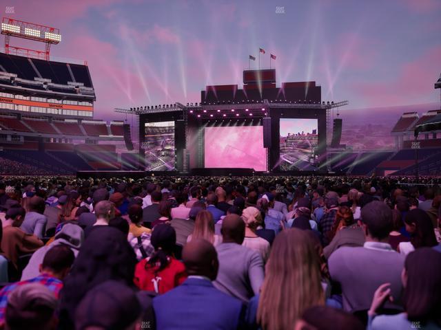 Nissan Stadium - Section Field H Seat View