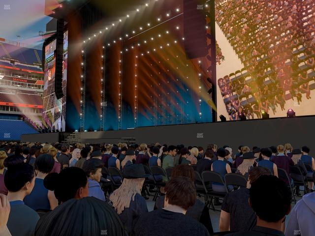 Nissan Stadium - Section Floor 1 Seat View