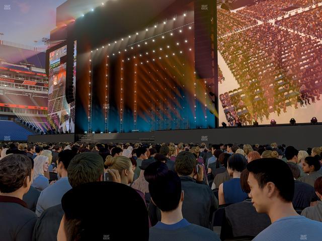 Nissan Stadium - Section Floor 1 Seat View