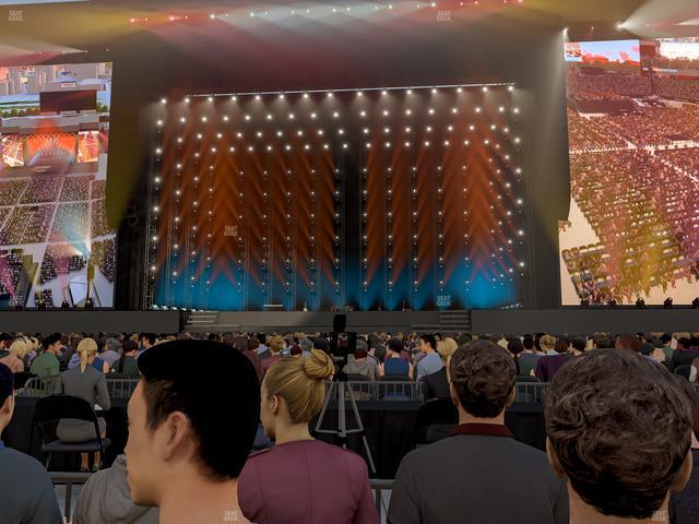 Nissan Stadium - Section Floor 10 Seat View