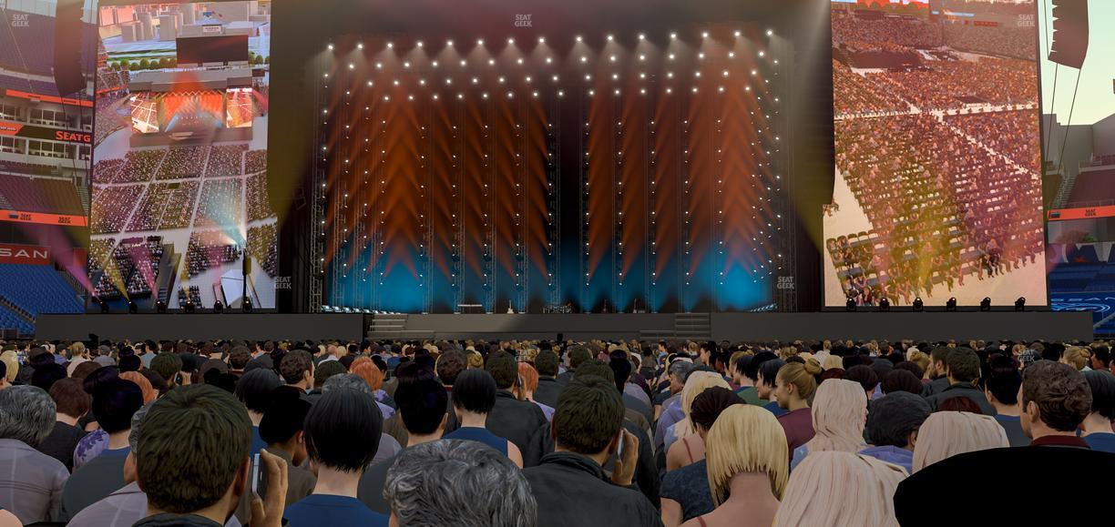 Nissan Stadium - Section Floor 10 Seat View