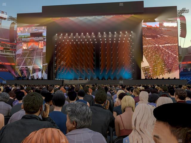 Nissan Stadium - Section Floor 10 Seat View