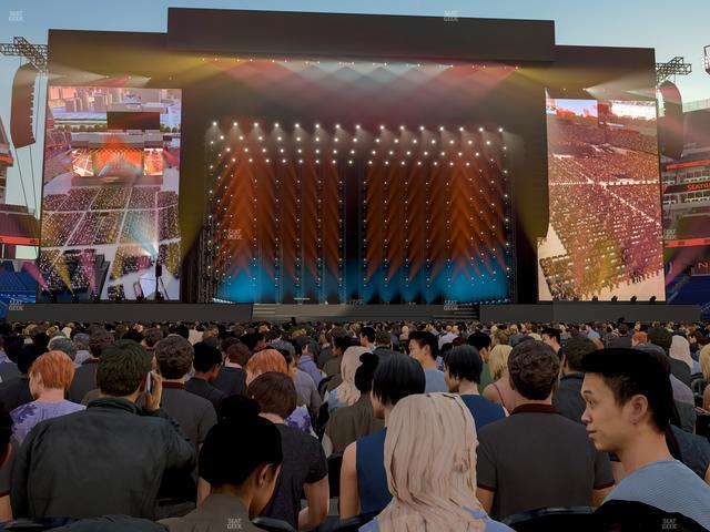 Nissan Stadium - Section Floor 11 Seat View