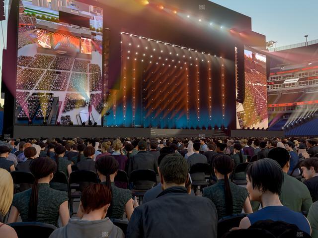 Nissan Stadium - Section Floor 13 Seat View