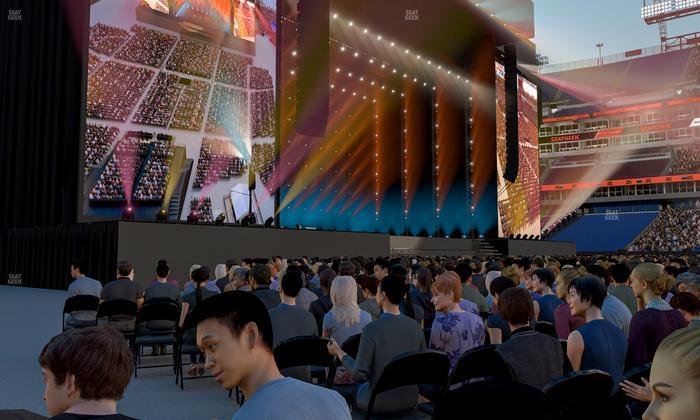 Nissan Stadium - Section Floor 14 Seat View