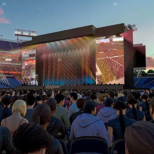 Nissan Stadium - Section Floor 15 Seat View