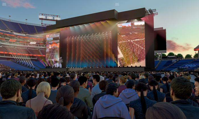 Nissan Stadium - Section Floor 15 Seat View
