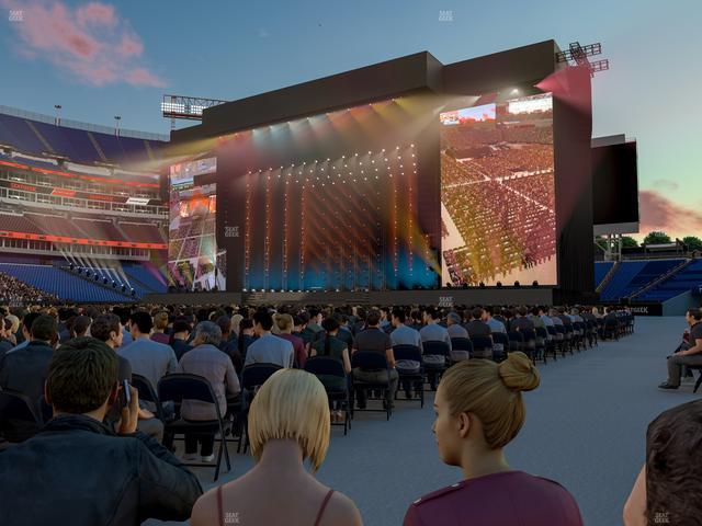 Nissan Stadium - Section Floor 15 Seat View