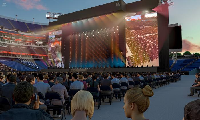 Nissan Stadium - Section Floor 15 Seat View