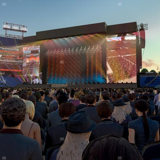 Nissan Stadium - Section Floor 16 Seat View
