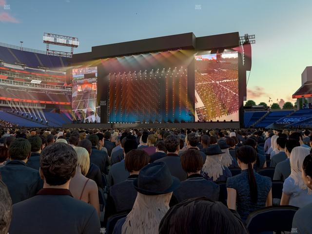 Nissan Stadium - Section Floor 16 Seat View