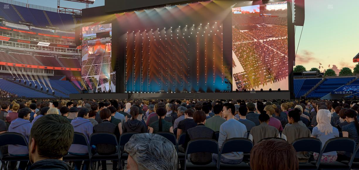 Nissan Stadium - Section Floor 16 Seat View