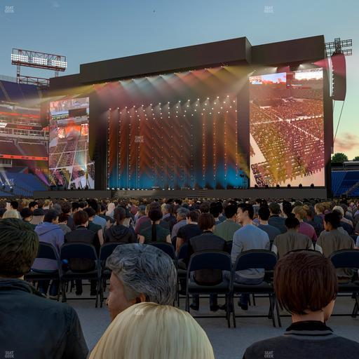 Nissan Stadium - Section Floor 16 Seat View