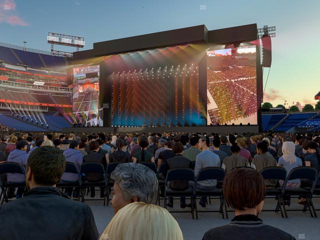 Nissan Stadium - Section Floor 16 Seat View