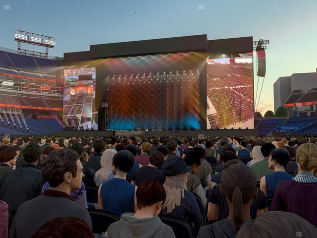 Nissan Stadium - Section Floor 17 Seat View