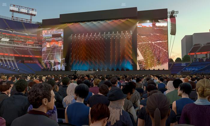 Nissan Stadium - Section Floor 17 Seat View