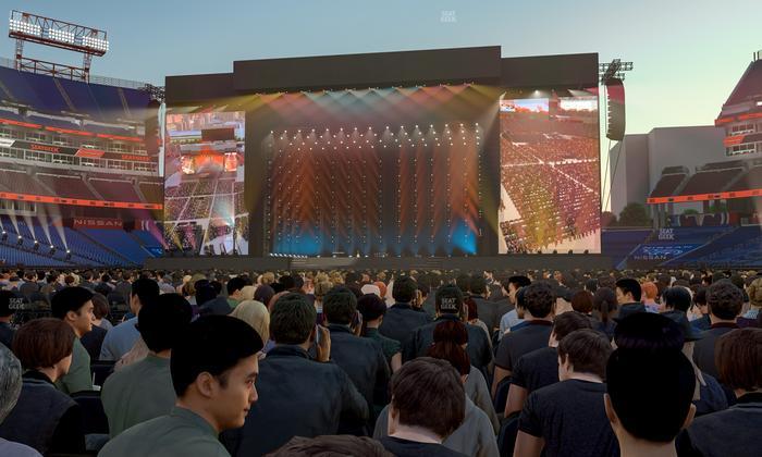 Nissan Stadium - Section Floor 17 Seat View