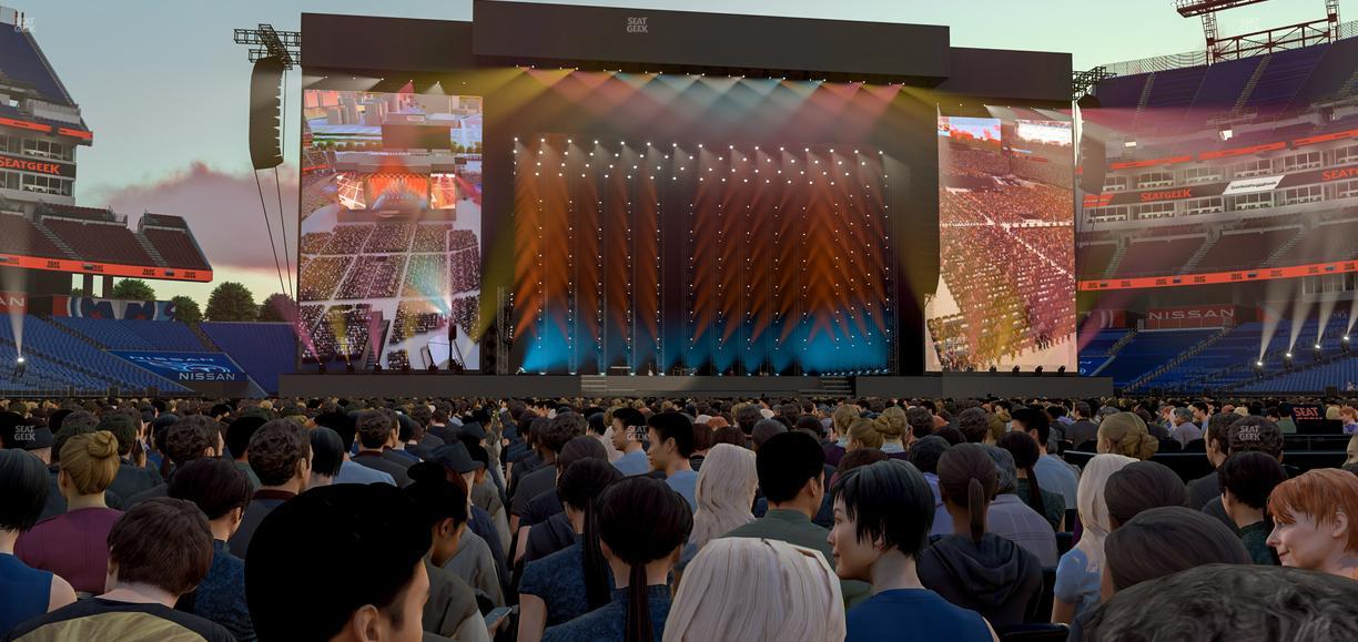 Nissan Stadium - Section Floor 18 Seat View