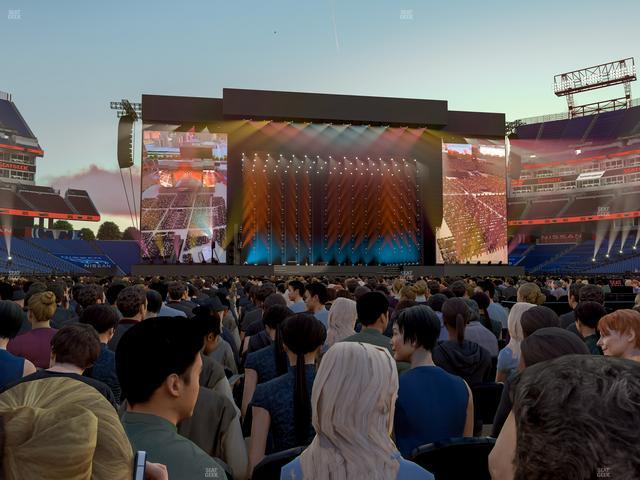 Nissan Stadium - Section Floor 18 Seat View