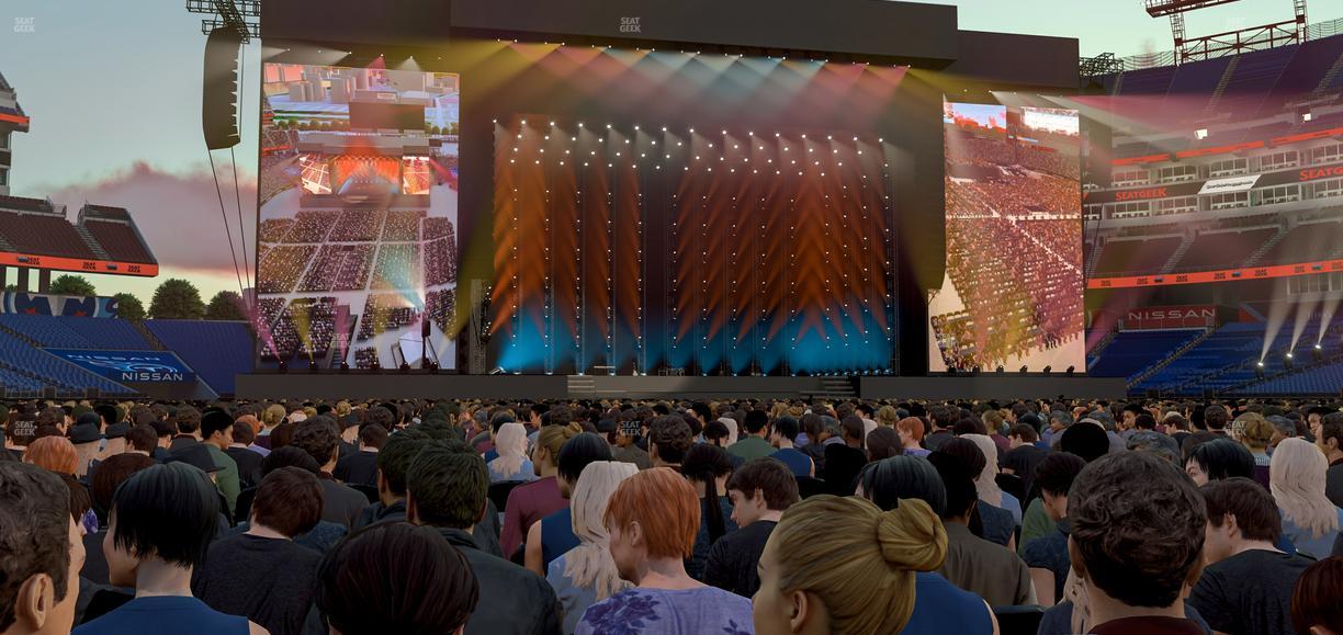 Nissan Stadium - Section Floor 18 Seat View