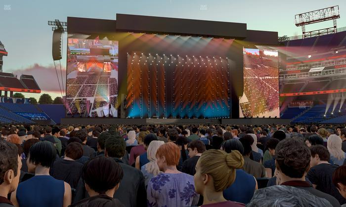 Nissan Stadium - Section Floor 18 Seat View