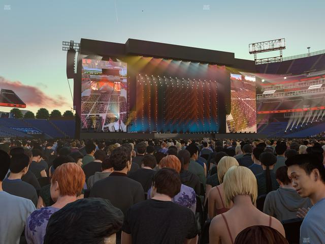 Nissan Stadium - Section Floor 19 Seat View