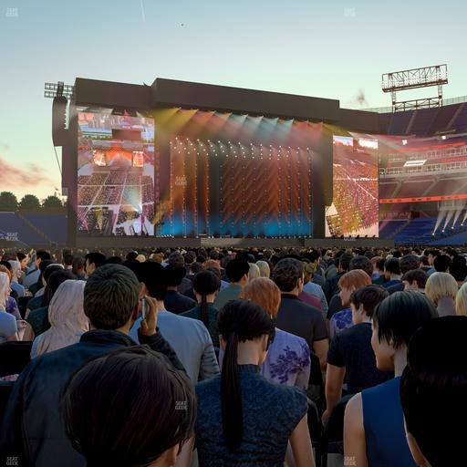 Nissan Stadium - Section Floor 19 Seat View